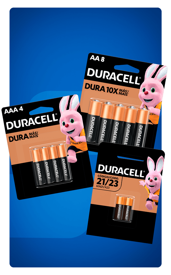 Produtos da marca Duracell